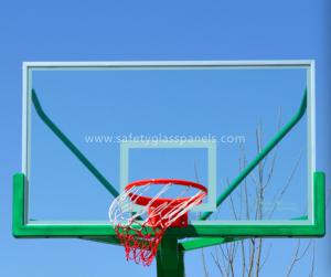 Outdoor Fully Tempered Glass Basketball Backboard With Impact Resistant