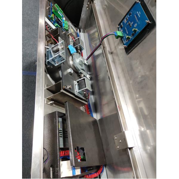 Subway Station Waist High Fingerprint Access Control Turnstile