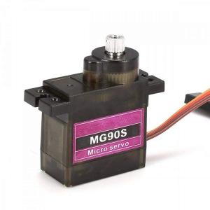 Quality TIANKONGRC MG90S 9g Aluminum Gear Servo Motor Micro Servo For RC Airplane Robot DIY Project Parts.(Without mechanical limit) for sale