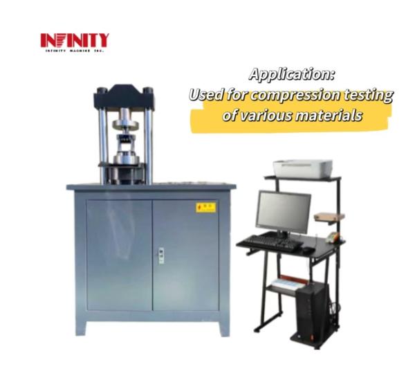 Buy 300KN Servo Compression Testing Machine for Concrete Compressive Strength Test at wholesale prices
