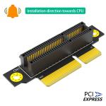 Reverse 90 Degree PCI-E 3.0 4X Slot To X4 Adapter Riser Card For 1U Server Case