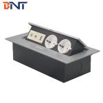 Hottest EU power pop up type office table electric socket box with usb