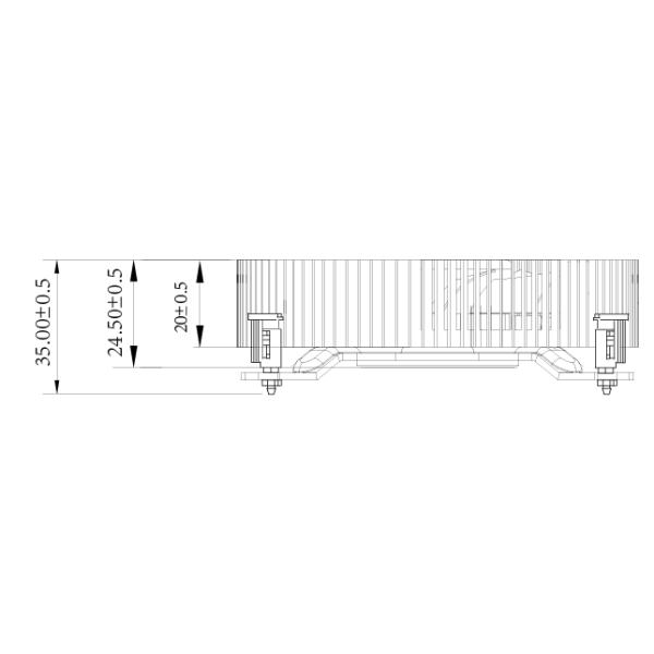 Durable 4000RPM CPU Cooling Fan Copper Insert For LGA1150/1155/1156