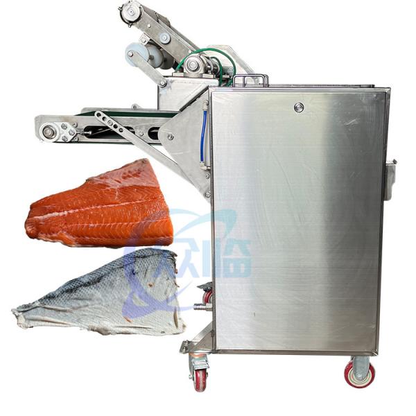 Buy Semi-automatic Fish skinning machine Squid and tilapia peeling washing and processing machine fish skinning machine at wholesale prices