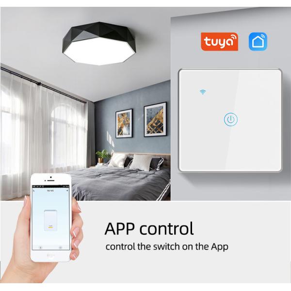 ABS 2 Gang Smart Light On Off RF433 3 Gang Wifi Switch White