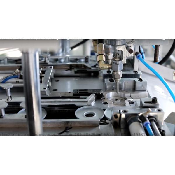 Full-Auto End Caps 2N PVC Dispensing Machine Oil Filter Making Machine