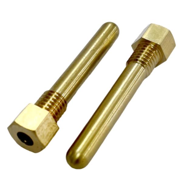 Brass Bronze Alloy CNC Turning Services Custom CNC Threading Cutting Drilling Parts