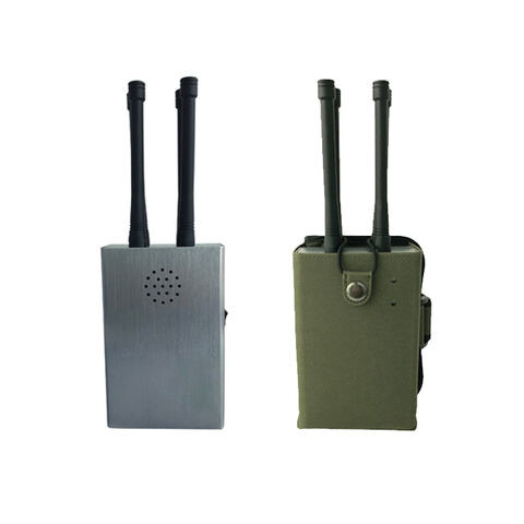 Mobile Phone Signal Handheld 5G Jammer Mobile Phone Jammer Remote Control Jammer 4 Bands 8-10W Per Band 2 x PCB-2040