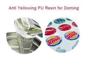 China Two Component Shore 65 Polyurethane Doming Resin on sale