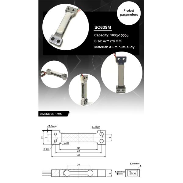 Pressure Sensor Integration Made Simple with SC639M 50g Load Cell and Screw Install