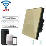 Wifi Light Switch For Mobile APP Remote Control touch switch white 1 Gang EU