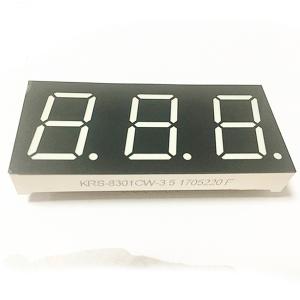 Quality 0.80 Inch Alphanumeric Segment Display Three Digit Common Cathode for sale