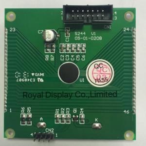 China 70X5 DOT Stn Monochrome Character LCD Module Transmissive Negative LCD Module on sale