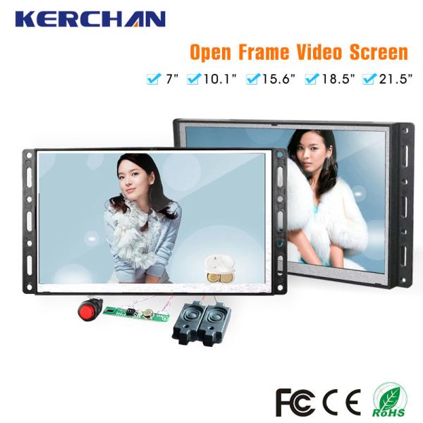 Buy 7 Inch Open Frame LCD Display , Motion Sensor LCD Monitor Desktop Mount at wholesale prices