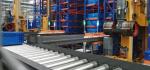 4 Aisles Automated Storage Retrieval System ASRS 4032 Cargo Spaces