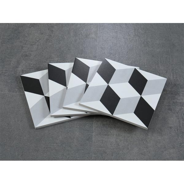 20x20cm Black Gray Ceramic Rustic Tile for Indoor Floor