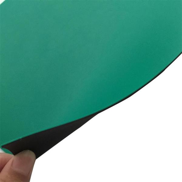 Acid And Alkali Resistant Blue Black Green Grey Vinyl ESD Mat 3 Layer Dissipative