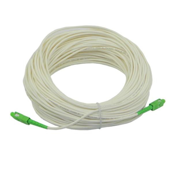 Customized Length White Color SC APC to SC APC SM Simplex Single mode SC Fiber