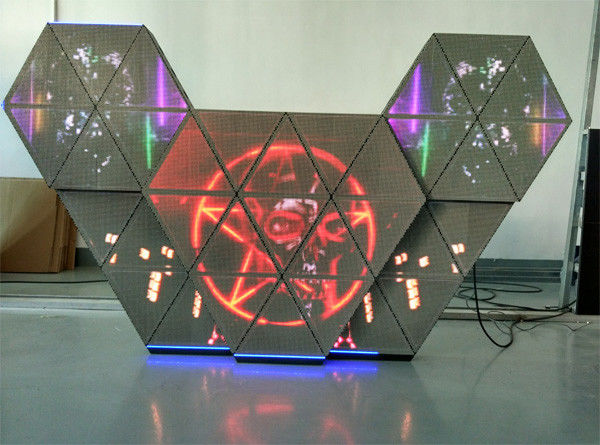 LED Diamond DJ Booth Full Color Led Screen Sphere Arc Globe LED Screen 700w