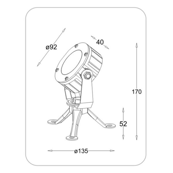 Outdoor LED Underwater Light For Swimming Pool 12V RGB Projector Light