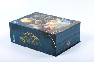 Quality Customized Paper Board Game Storage Box With Irregular Closure for sale