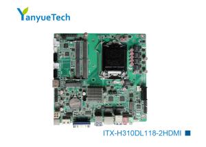 Quality ITX-H310DL118-2HDMI Slim Mini ITX Motherboard Intel PCH H110 Chip 2 X DDR4 SO DIMM Sockets for sale