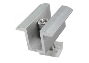 China Ss304 Pv Solar Mounting System Fixing Solar Panel Mid Clamps Pre Galvanized on sale