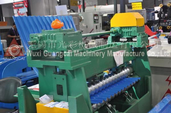 Curving Roof Panel Roll Forming Machine Three Roller Operated Manually