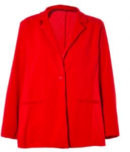 Quality 2020 Red Color Ladies Formal Blazers Winter Blazer Jacket Turn Down Collar for sale