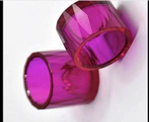 Quality 99.999％ Purity White Sapphire Ruby , Sapphire Crucible Cuvette Green Blue Yellow for sale