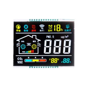 Quality VA Segment Lcd Display Serial Parallel Interface, 54.5x83x2.34 Outline Size for sale