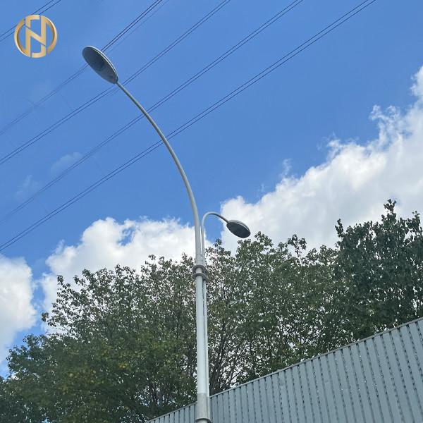 Buy 3m 6m 8m 12m Customized Hot Dip Galvanized Octagonal Solar Road Light Pole Design at wholesale prices