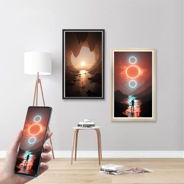 Buy Smart Nft LCD Display Screens Monitor 13.3 Inch Digital Picture Frame at wholesale prices