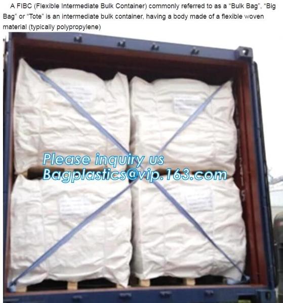 high capacity document pouch 1700kg extra strong circular woven polypropylene industrial big bags 1000kg, BAGEASE PACKAG