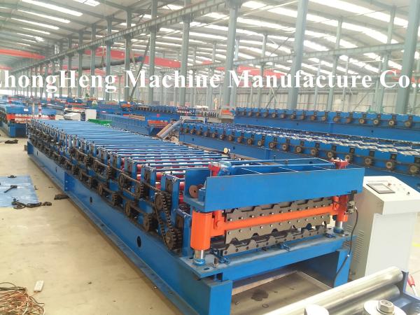 Buy Double layer sandwich panel roofing sheet forming machine with CNC control system at wholesale prices