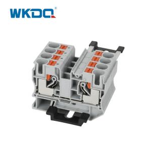 Quality JPT 10 Terminal Block Push In Connecting Din Rail Mounted 10 Mm for sale