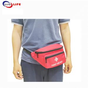 China Polyester Portable First Aid Kit Fanny Pack Belt Bag Waist EMS Trauma Emergency Bag on sale