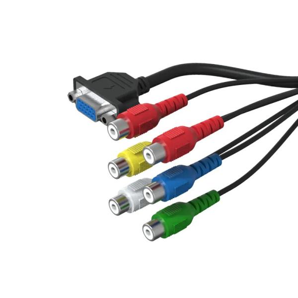 Buy Customized High Speed HDMI TO DB And AV Cable Line Audio Video Component Cord Wire 6 RCA Cable For TV Game Console Computer at wholesale prices