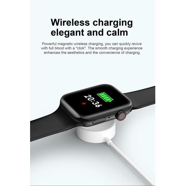 HD Display Waterproof Android Fitness Watch Magnetic Wireless Charging T900 Pro Max