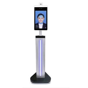 Quality AI Face Recognition Camera Body Floor Standing Temperature Scanner for sale
