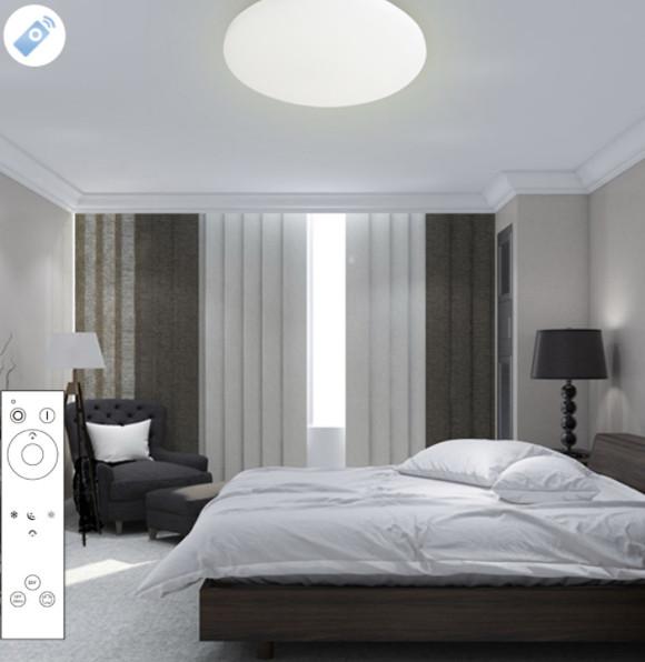 Buy Infrared Smart LED Panel Light Remote Control Ceiling Light CE EU Standard at wholesale prices