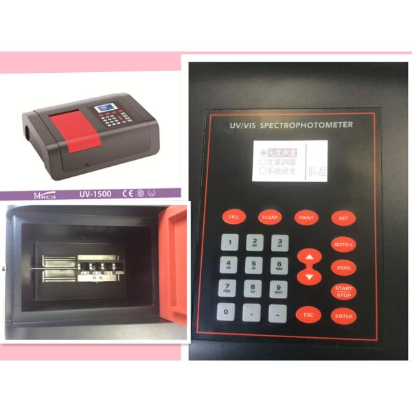 Lcd Vis Uv Spectrophotometer Single Chip Microcomputer Control 190-1100 Nm