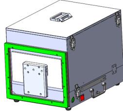 Quality Pneumatic RF Shielding Enclosures Open Close And Optional Test Fixture Motions for sale