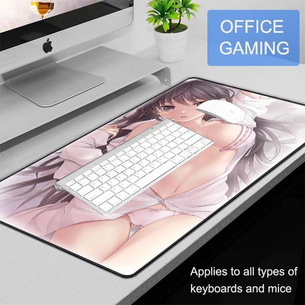 800*300*3mm Customized Natural Rubber Lock Edge Office Desk Pad for Gaming Enthusiasts
