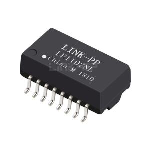 Pulse H1102NLT Compatible LINK-PP LP1102NL Ethernet Lan Transformer Modules 10/100 Base-T Single Port SMD 16PIN