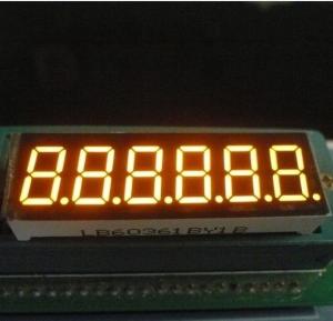 Quality 9.2mm Common Cathode 6 Digit 7 Segment Led Display For Instrument Panel Indicator for sale