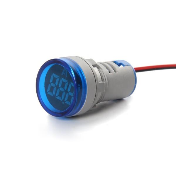 22mm Round Current Indicator Light with big display