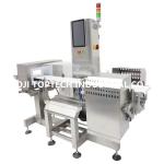 High speed combined metal detection and checkweigher machine for metal detection