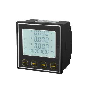 Quality High Quality New design series 96*96mmThree Phase LCD AVHz,kwh Multi-function Multimeters for sale