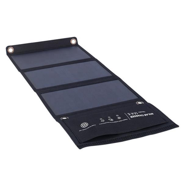 21W 20 Watt Foldable Solar Panel For Camping And Mobile Charging ROHS Certified